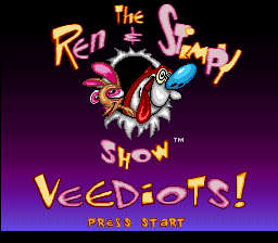 The Ren and Stimpy Show Veediots screenshot 2 for Super Nintendo